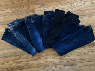 Designer Denim Lot (5 Pairs) – Size 30-32 – J Brand, 7 For All Mankind, Joe’s