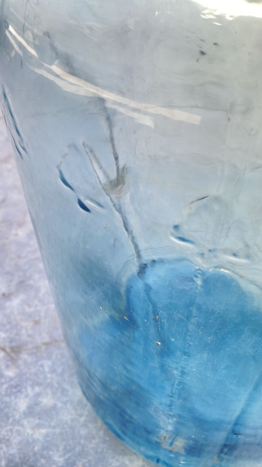 PENDING PICK UP… AUTHENTIC Old School Original Glass Water Bottle Minimum Net Measure Five Gallons