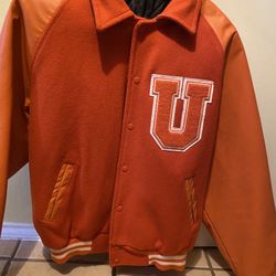 Original United High school Letterman Jacket X-Large Leather Sleeves 