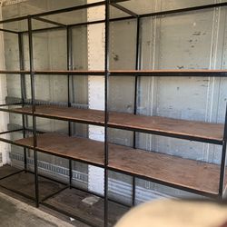 5 TIER SHELVING - 10FT WIDE X 24”IN-DEPTH X 88” (TALL) HEIGHT