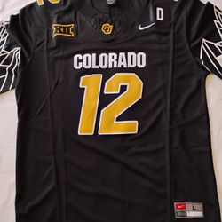 Large Travis Hunter Colorado Buffalo's Jersey 