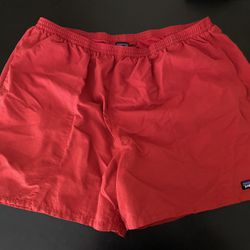 Patagonia XL Men’s Red Swim Trunks Barely Used EUC Like New Fast Ship Shorts USA