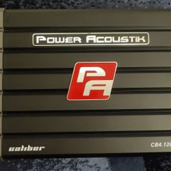 Power Acoustik 4 Channel Car Amplifier 