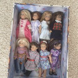 8 American Girl Doll Minis Package