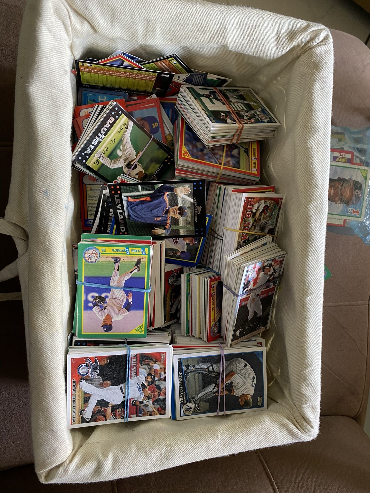 Box of baseball cards, older than you take your chances
