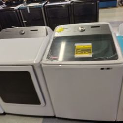 SAMSUNG WASHER AND DRYER OPEN BOX ITEM