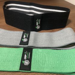 PREMIUM GRIP Life Hip Booty Bands Fabric Resistance Bands for Gym Home Workout (Set of 3)