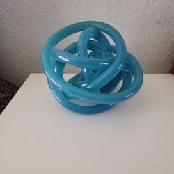 Hand Blown Twisted Knot