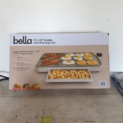 Griddle With Warming Tray 
