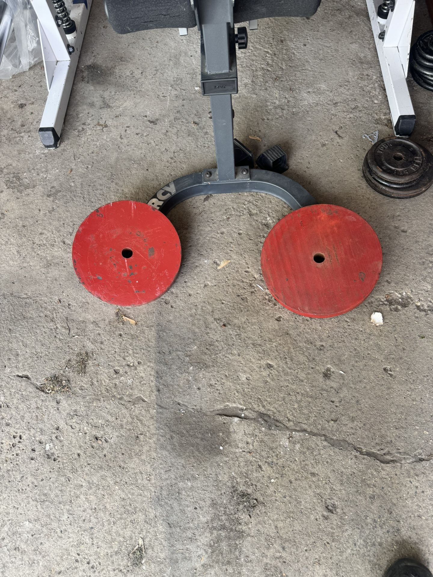2x50 Lbs Standard Size Weight Plates
