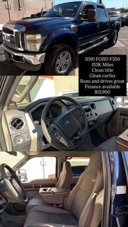 2010 Ford F350 Super Duty Crew Cab