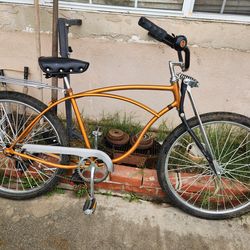 Vintage Coppertone Schwinn Beach Cruiser "26 Bike "In Excellent Condition "