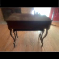 Antique spinach piano/desk