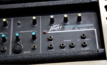 Peavey XM-4 Mixer Amp 4 Channel - PA SYSTEM - Black amplifier