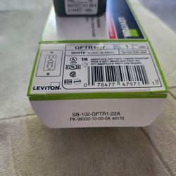 Leviton GFCI OULET   Withe Color