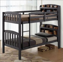 Brand New Grey Twin Size Bunk Bed