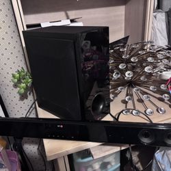 LG Sound Bar With Subwoofer 