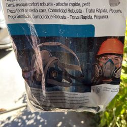 3M Rugged Comfort Quick Latch Half Facepiece Reusable Respirator 6501QL, NIOSH