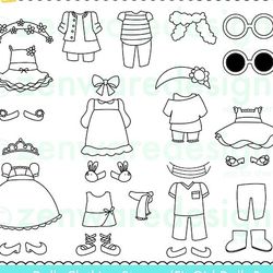 Doll Clothes, Dolls Sold Separately 