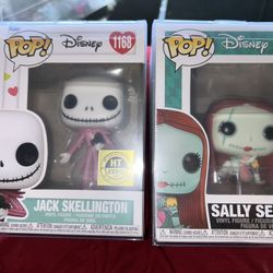 Nightmare Before Christmas- 2 Set Funko Pops 