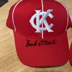 Buck O’Neil Autographed Baseball Hats
