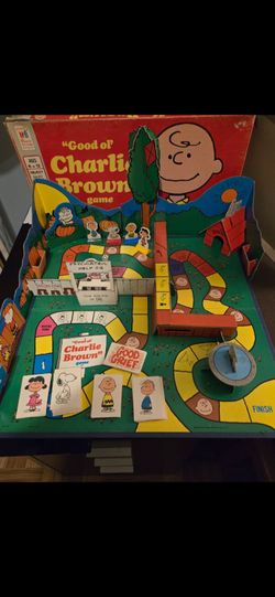 Milton Bradley 1971 Charlie Brown board games.