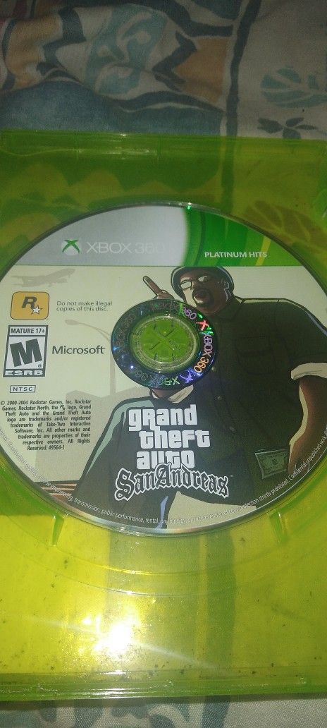 Grand Theft Auto San Andreas For (Xbox 360)