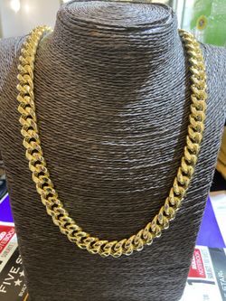 10k gold Miami cuban chain for a good price!!