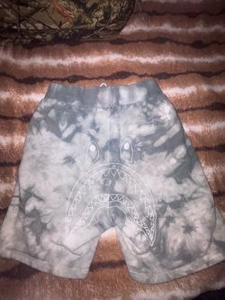 BAPE Shark Tie-Dye Sweat Shorts