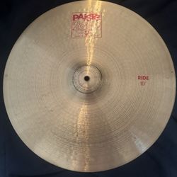 Paiste 19” 2002 Ride Cymbal For Drum Set 🥁 Rare!