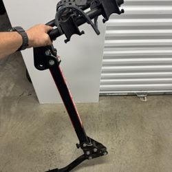 2 Bicycle Hitch Mount with Cable Lock