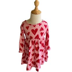 Heart Patterned Dress 