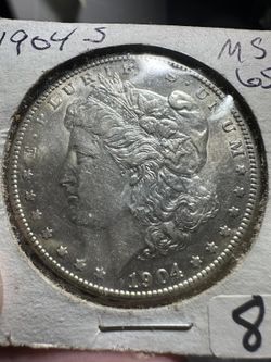 1904 s morgan silver dollar