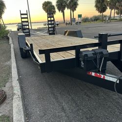 Heavy Equipment Dual Axial Dovetail Trailer 
