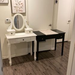 2 Vanity, black and white
