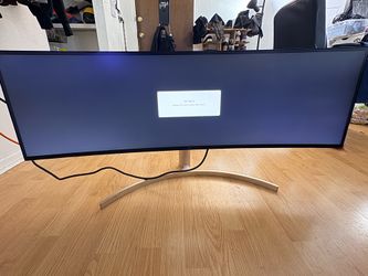 LG 49 Inch UltraWide Dual QHD IPS Curved LED Monitor with HDR 10