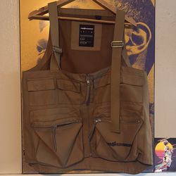 Brown vest the hundreds size XL