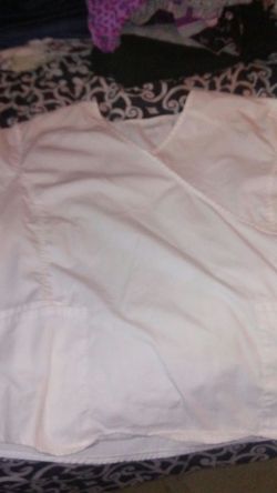 White scrub tops
