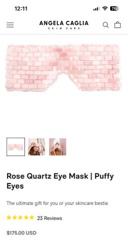 Rose Quartz Eye Mask