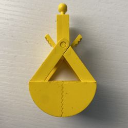 Vintage LEGO Crane Bucket 3489c01 Yellow Handle 1974 Rare 