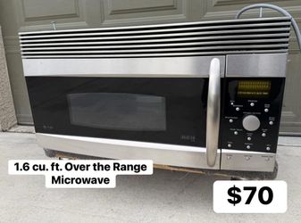 Over the range microwave