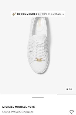 Micheal Kors White Size 6 Sneakers