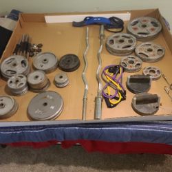 Workout Equipment, Weights Etc.