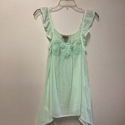 Women’s NINE WEST Vintage America collection mint green Sleeveless lightweight thin top… Size small