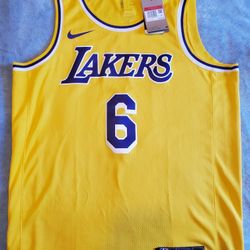 Lakers #6 Nike Jersey