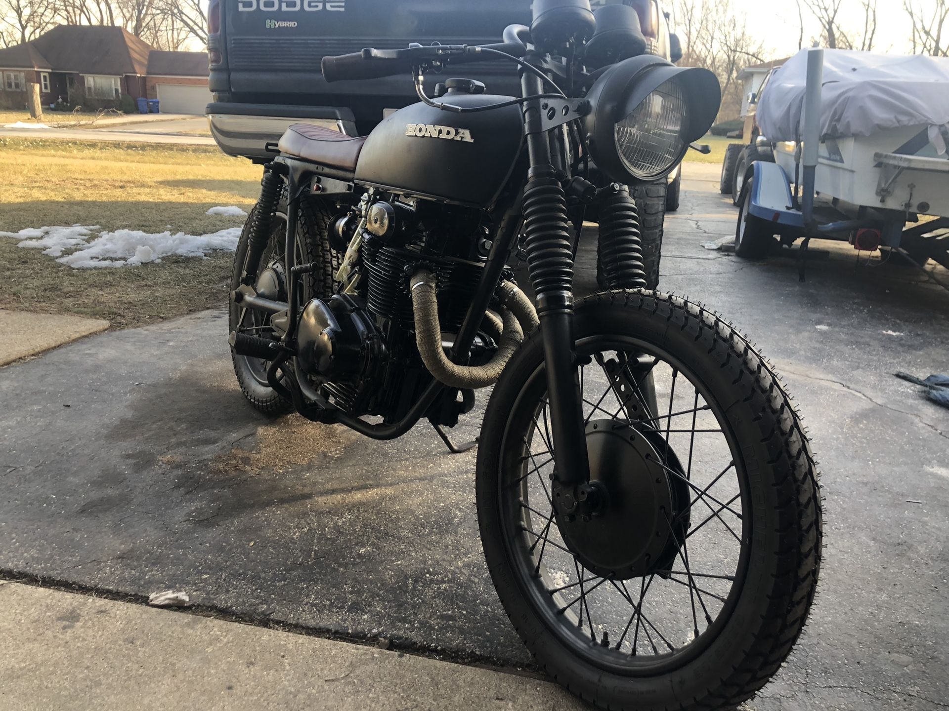 1973 CB350 brat