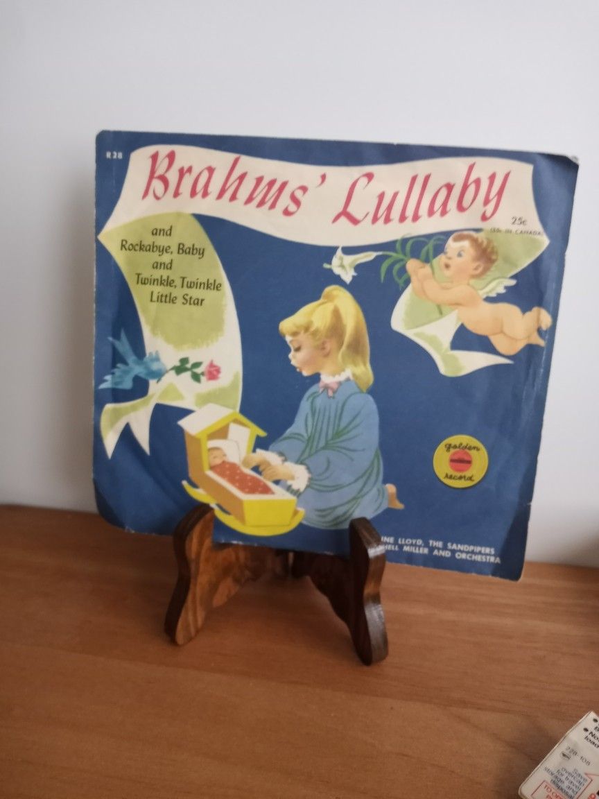 Brahms' Lullaby Vinyl - Blue Cover