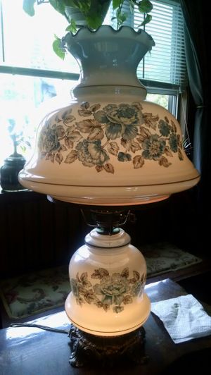 Antique Lamps For In New Hampshire Offerup Antique Porcelain Table Lamp Rewired Lights Top Bottom Or Both No S