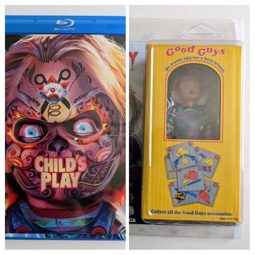 Chucky Collection - Toy and Blu-ray 