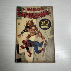 Amazing Spider-Man 34 2nd App Gwen Stacy & Harry Osborne Silver Age 1966